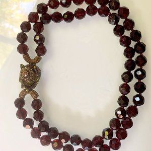 Heidi Daus Fu Dog Necklace-  17" (Retired)